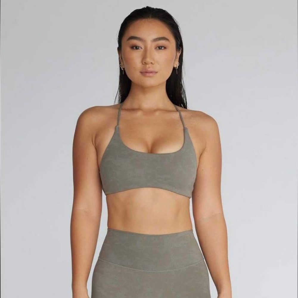 Crop Shop Boutique Fade Khaki Lexi Crop small